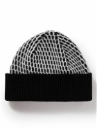 Mr P. - Lamaine Embroidered Wool Beanie