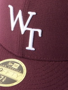 WTAPS - New Era Logo-Embroidered Twill Baseball Cap - Burgundy