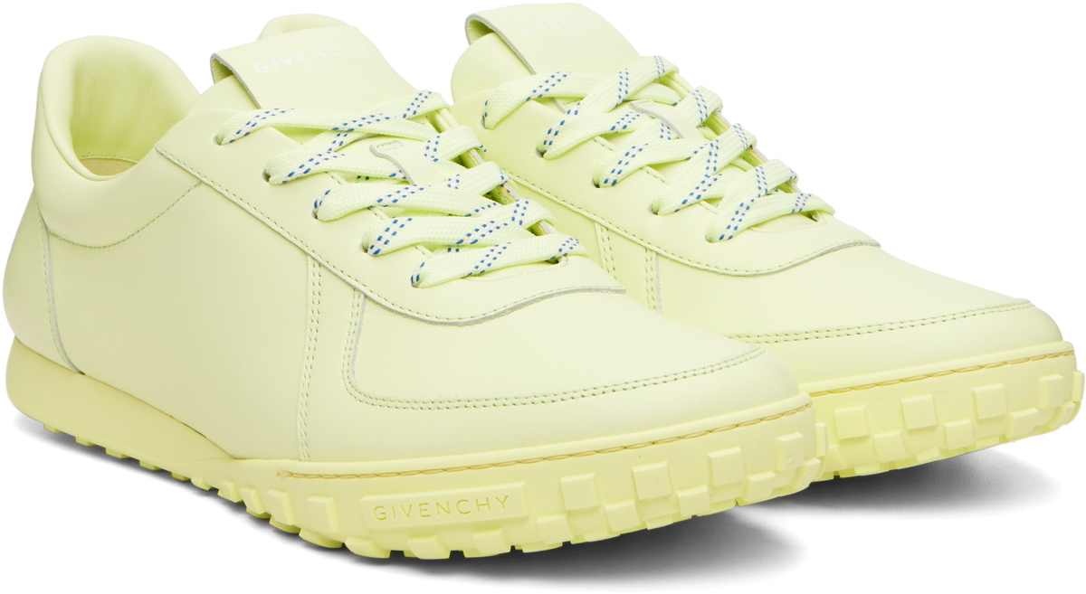 Givenchy Green Glide Leather Sneakers