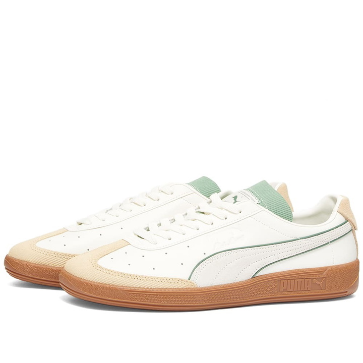 Photo: Puma Men's Vlado Stenzel PL Sneakers in Pristine/Deep Forest