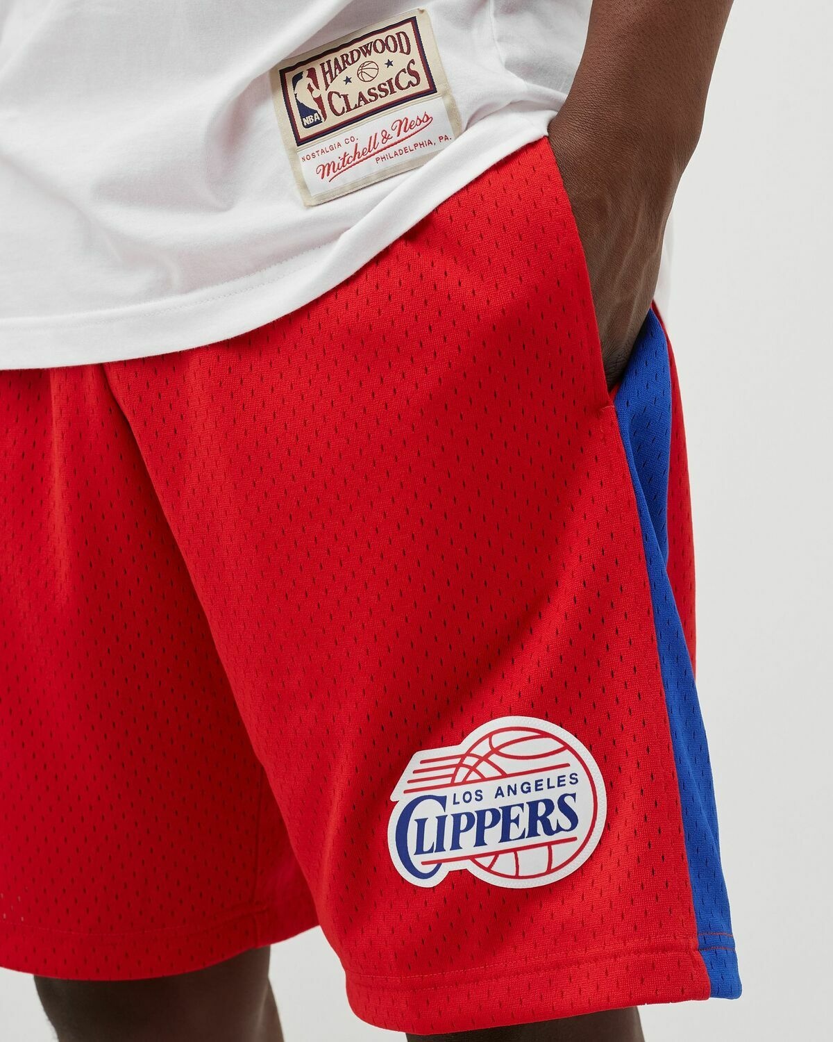 Mitchell & Ness Nba Swingman Shorts Los Angeles Clippers 2000 01 Red - Mens - Sport & Team Shorts