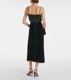Giambattista Valli Satin maxi skirt