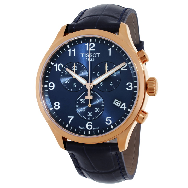 Photo: Tissot Chrono XL Quartz Blue Dial Mens Watch T1166173604200