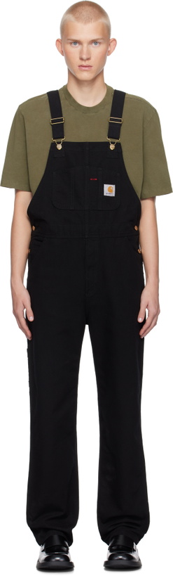 Photo: Carhartt Work In Progress Black Bib Overalls
