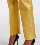 Stouls JP Long flared leather leggings