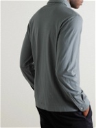 Massimo Alba - Ischia Cotton-Jersey Polo Shirt - Gray