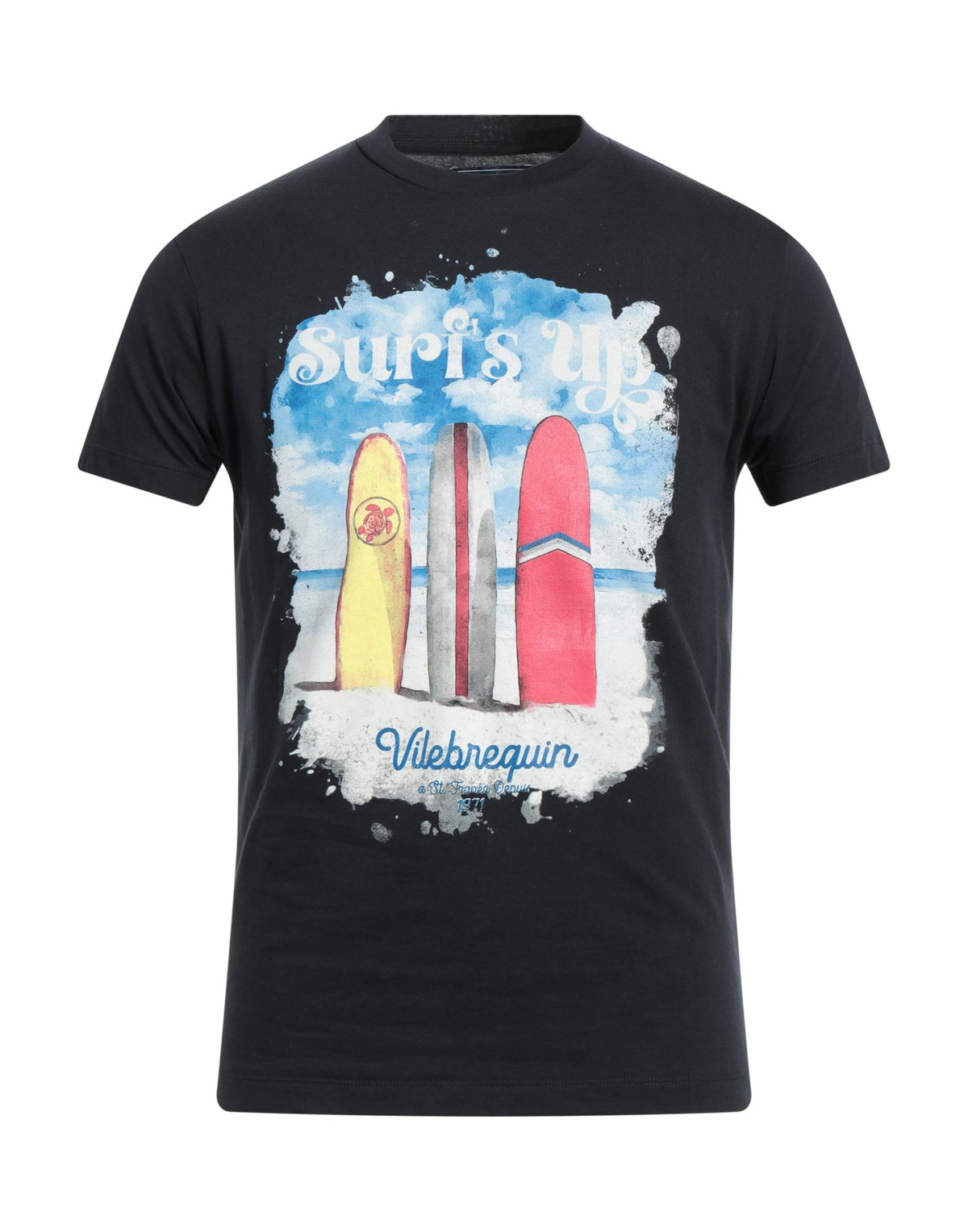 Vilebrequin Mens T-shirt Midnight in Blue