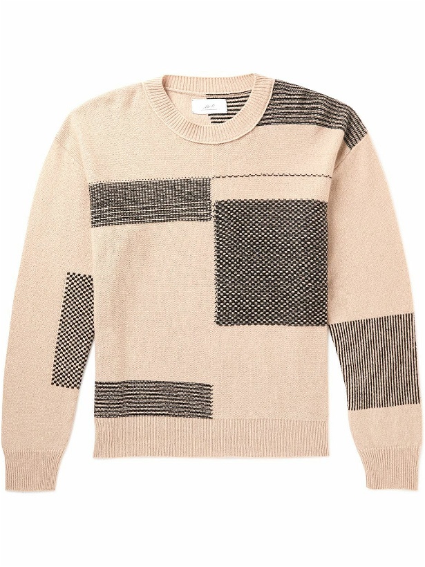 Photo: Mr P. - Jacquard-Knit Cashmere-Blend Sweater - Neutrals