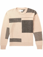 Mr P. - Jacquard-Knit Cashmere-Blend Sweater - Neutrals