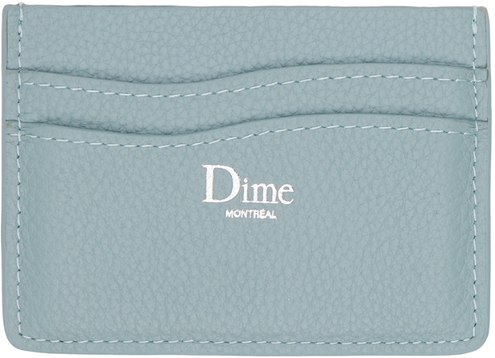 Photo: Dime Blue Leather Card Holder