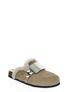 Jw Anderson Buckle Suede Loafers