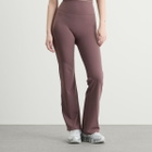 Nike Women's Zenvy High Waisted Flared Leggings in Tattoo/White