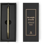 Ystudio - The Weight Of Words Brass Sketching Pencil - Gold
