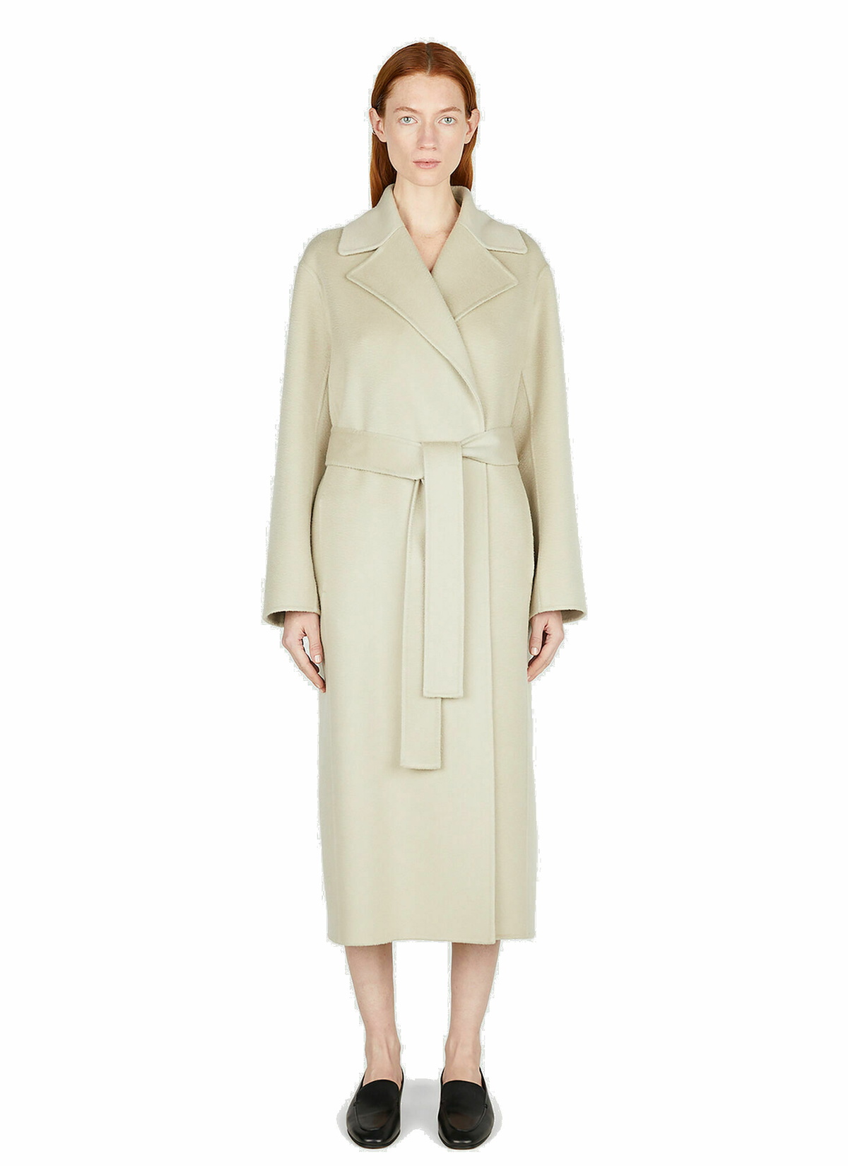 The Row - Malika Coat in Cream The Row