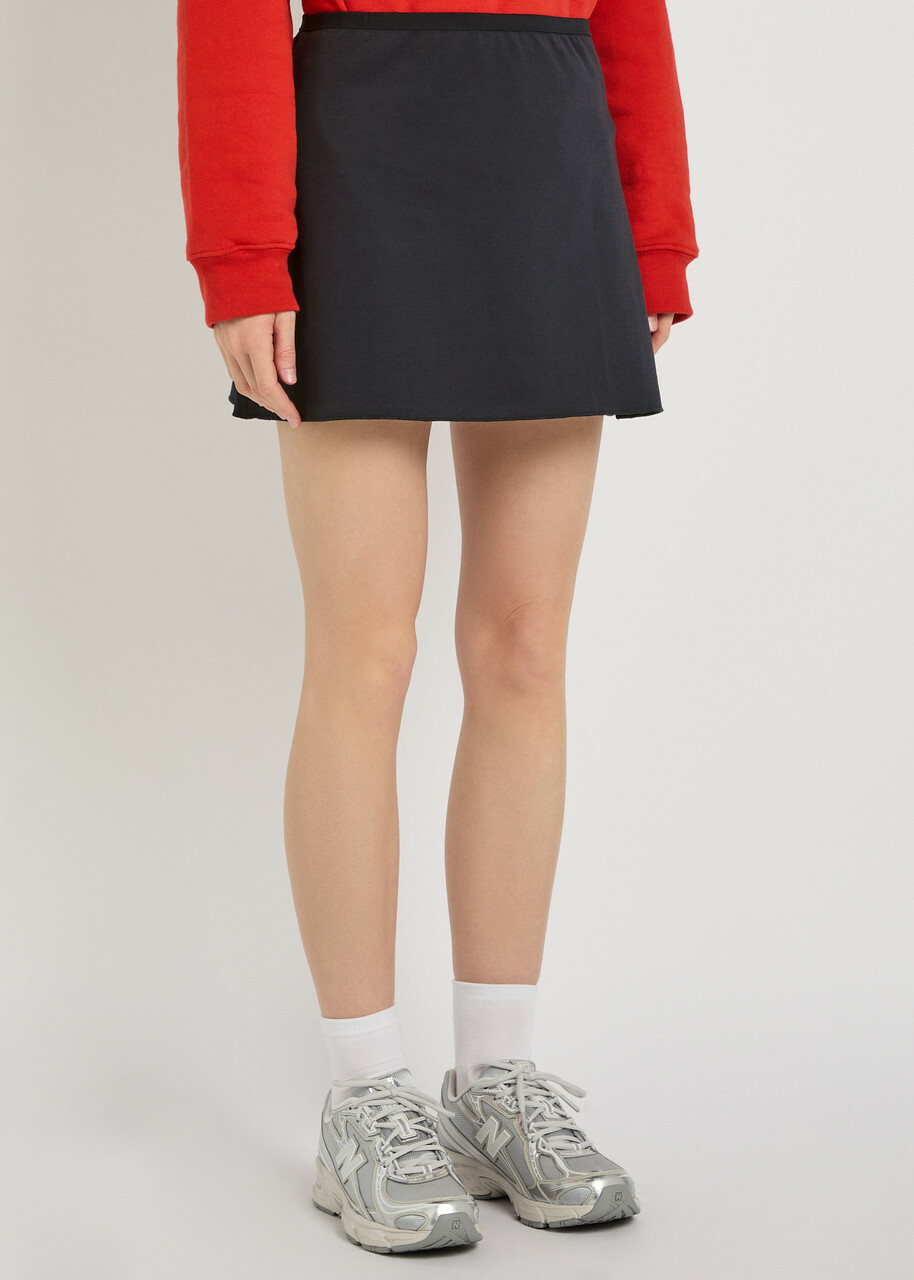 Spence Court Piqué Ponte Mini Tennis Skirt Navy
