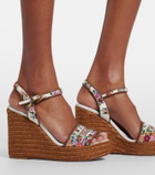 Dolce&Gabbana Floral espadrille wedges