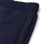 Brunello Cucinelli - Cotton-Blend Jersey Drawstring Shorts - Blue
