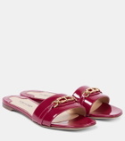 Tom Ford Whitney Stadium T patent leather slides