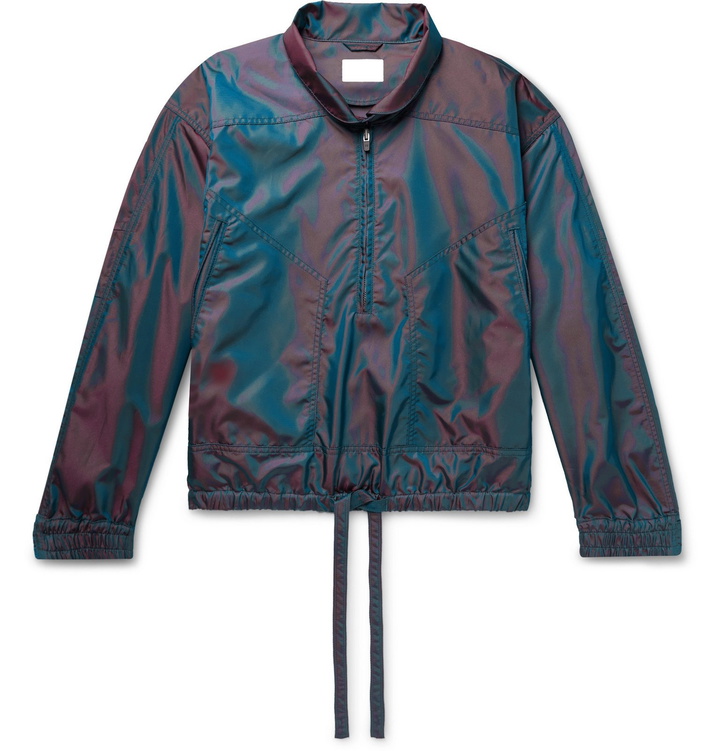 Photo: Fear of God - Iridescent Nylon Half-Zip Anorak - Blue