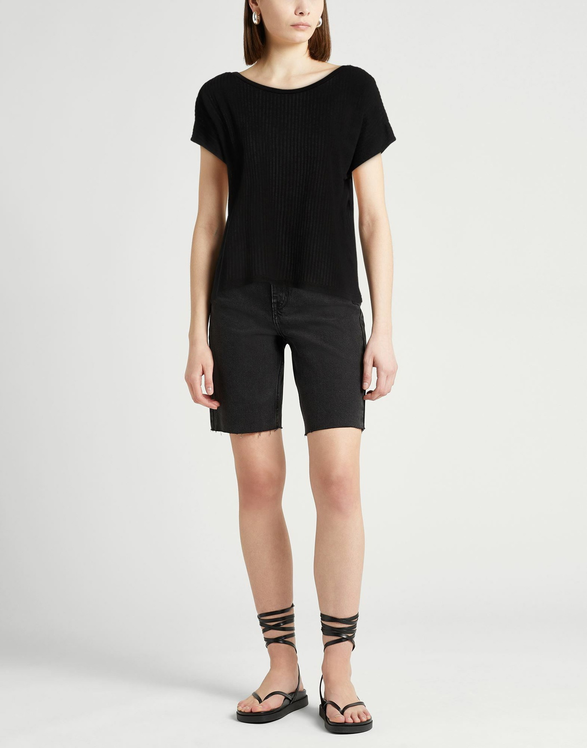 Crossley Womens T-shirt in Black