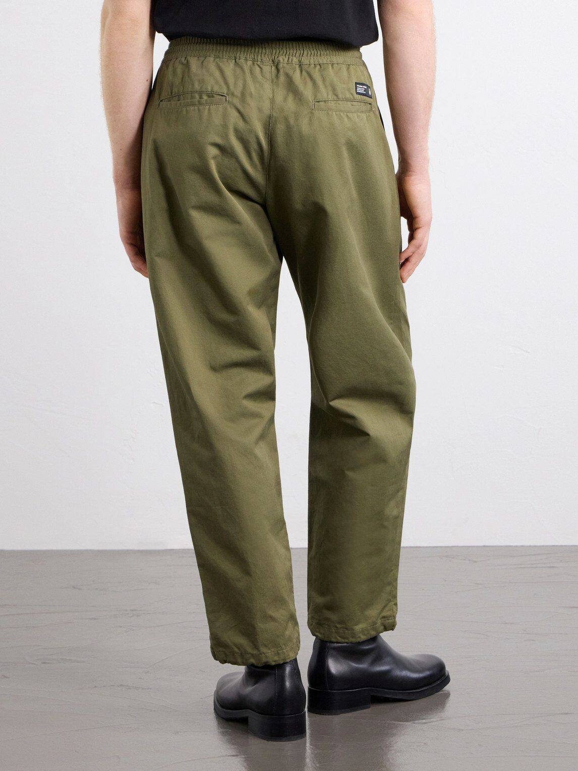Neighborhood - Wide-Leg Cotton and Linen-Blend Twill Trousers - Green