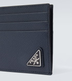Prada Logo Saffiano leather card holder
