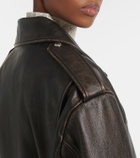 McQueen Leather biker jacket