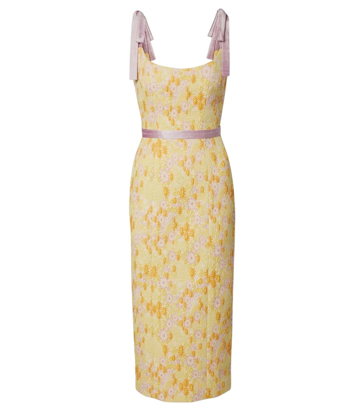 Photo: Markarian Acacia embroidered brocade corset dress