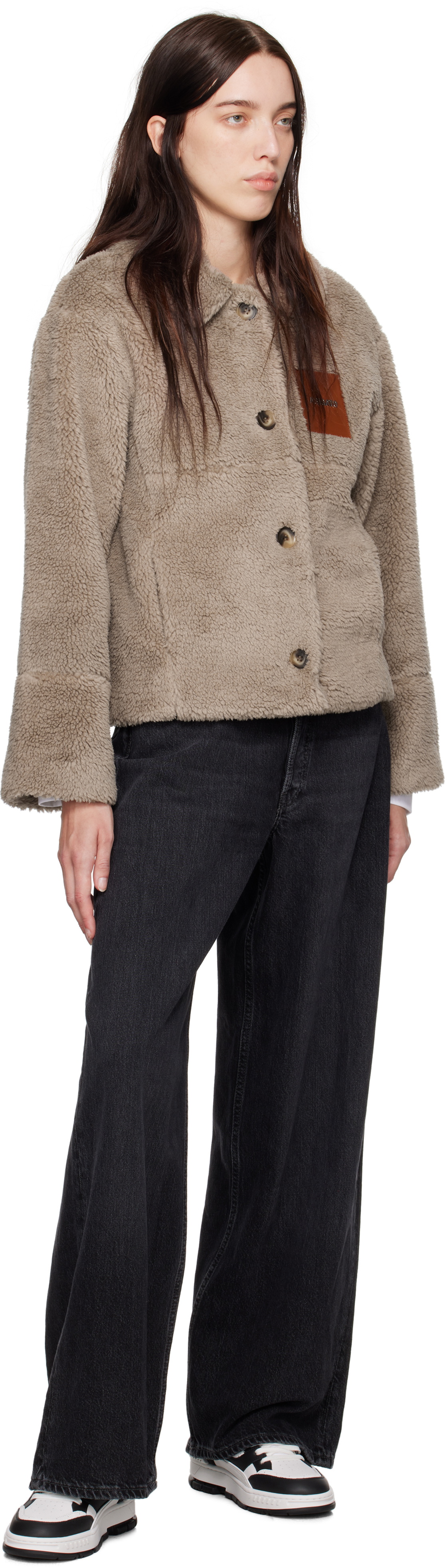 Axel Arigato Taupe Ava Jacket