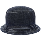 Nigel Cabourn Men's Bucket Hat in Indigo