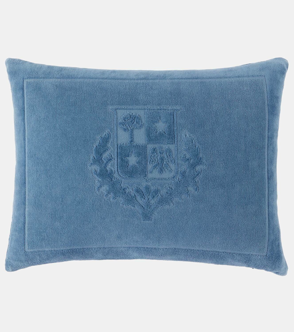 Loro Piana Crest cotton terry beach pillow