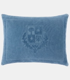 Loro Piana Crest cotton terry beach pillow