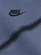 Nike - Sportswear Cotton-Blend Tech-Fleece Zip-Up Hoodie - Blue