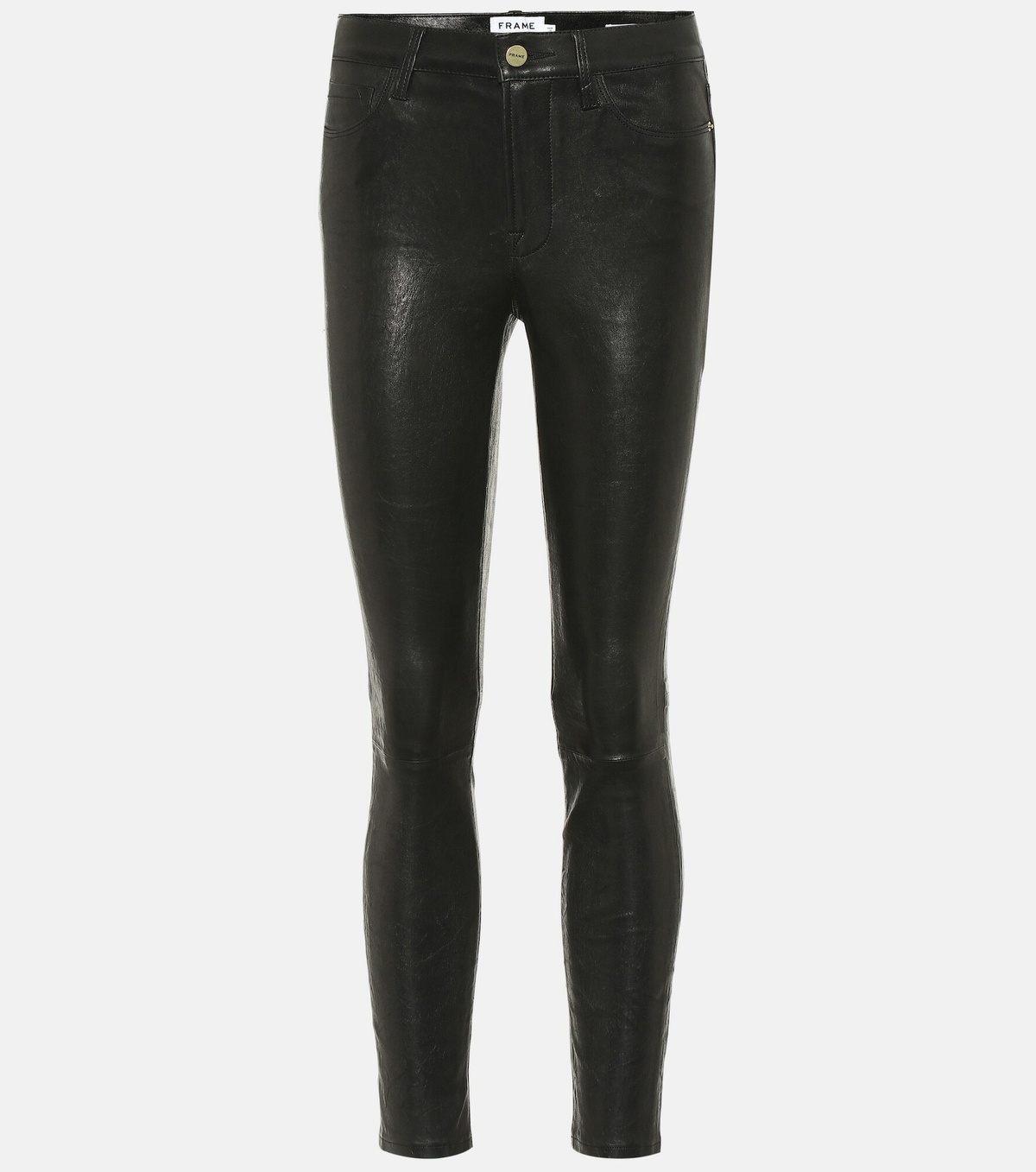 Frame - Le High Skinny leather pants