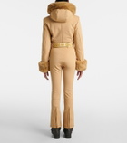 Goldbergh Vita faux fur-trimmed down ski jumpsuit
