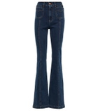 See By Chloe - High-rise flared jeans