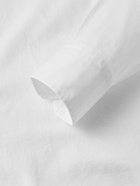Peter Millar - Sojourn Cutaway-Collar Garment-Dyed Cotton-Poplin Shirt - White