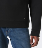 Valentino Cotton-blend jersey sweatshirt