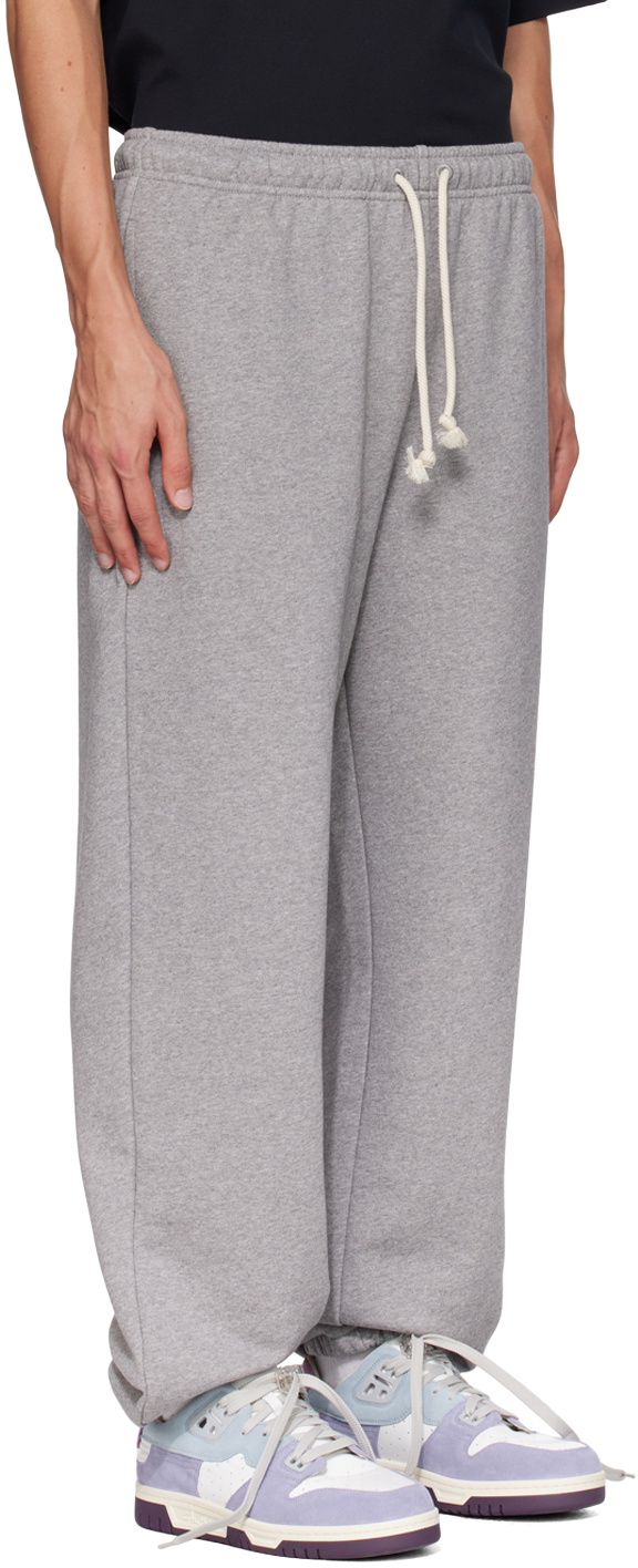 Acne Studios - Cotton sweatpants - Light Grey Melange