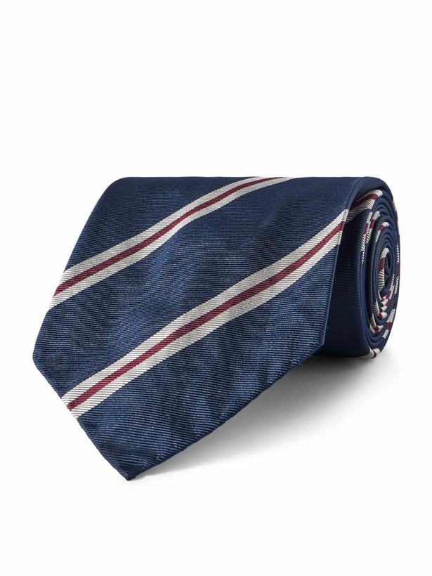 Photo: Dunhill - 9.5cm Striped Silk-Twill Tie