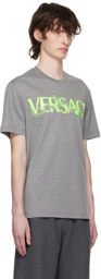Versace Gray Barocco T-Shirt