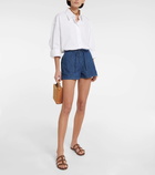 Valentino Drawstring denim shorts