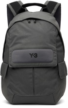 Y-3 Gray Small Backpack