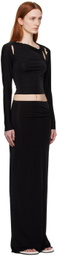TYRELL SSENSE Exclusive Black Camisole & Midi Skirt Set