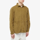 Kestin Men's Armadale Overshirt in Olive Corduroy