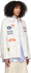Kenzo White Kenzo Paris Sailor Jacket