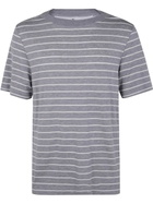 Brunello Cucinelli Classic Stripes Tee Shirt in Beige