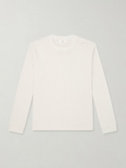 NN07 - Jett 30035 Waffle-Knit Organic Cotton Sweater - Neutrals