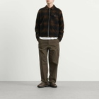 Moncler Men's Check Shirt Jacket in Brown