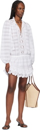 Isabel Marant Etoile White Preya Minidress